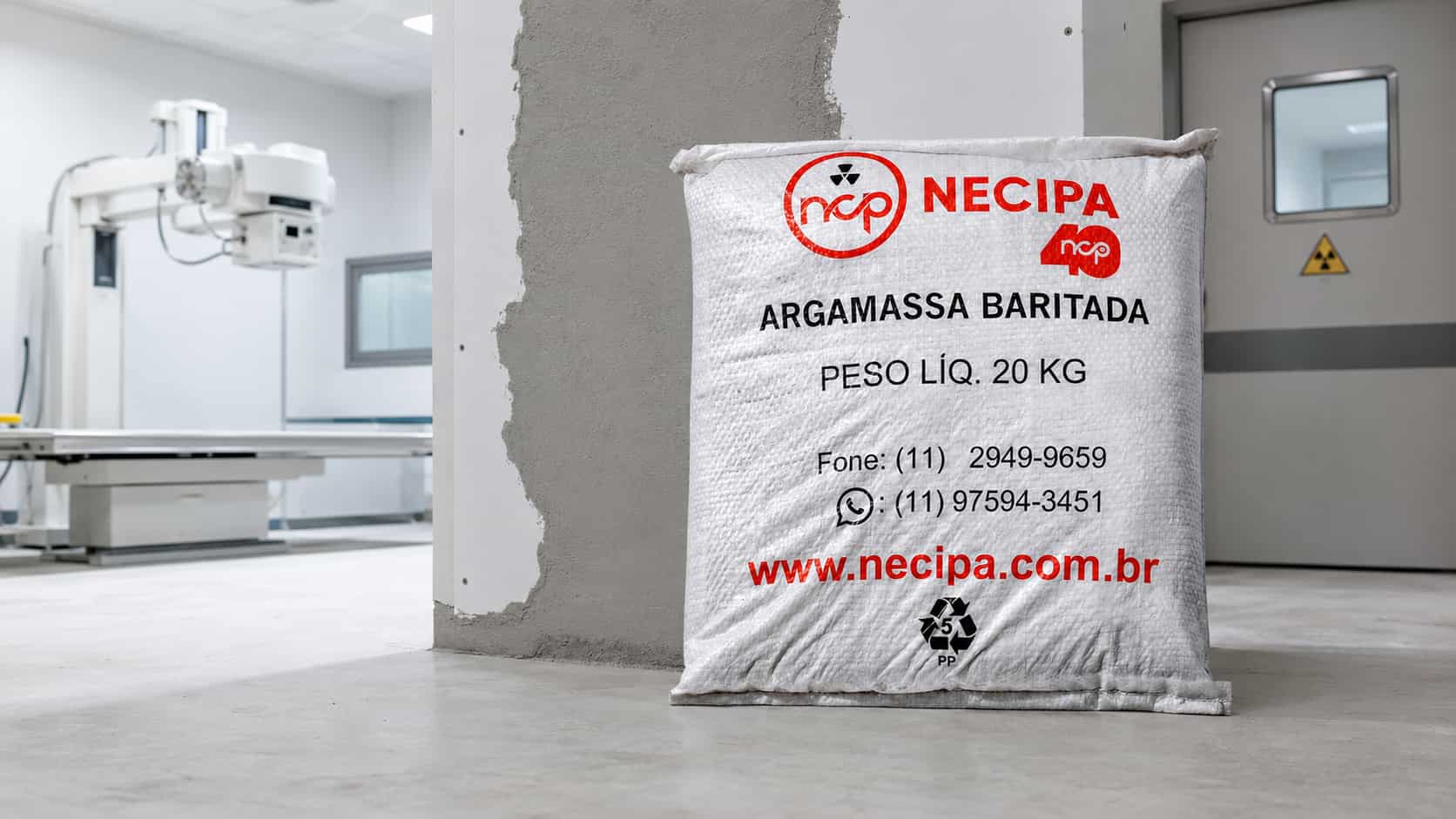 Argamassa baritada: para que serve e onde usar